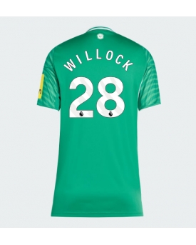 Newcastle United Joe Willock #28 Maglia Gara Trasferta Repliche 2025-26 Donna Maniche Corte